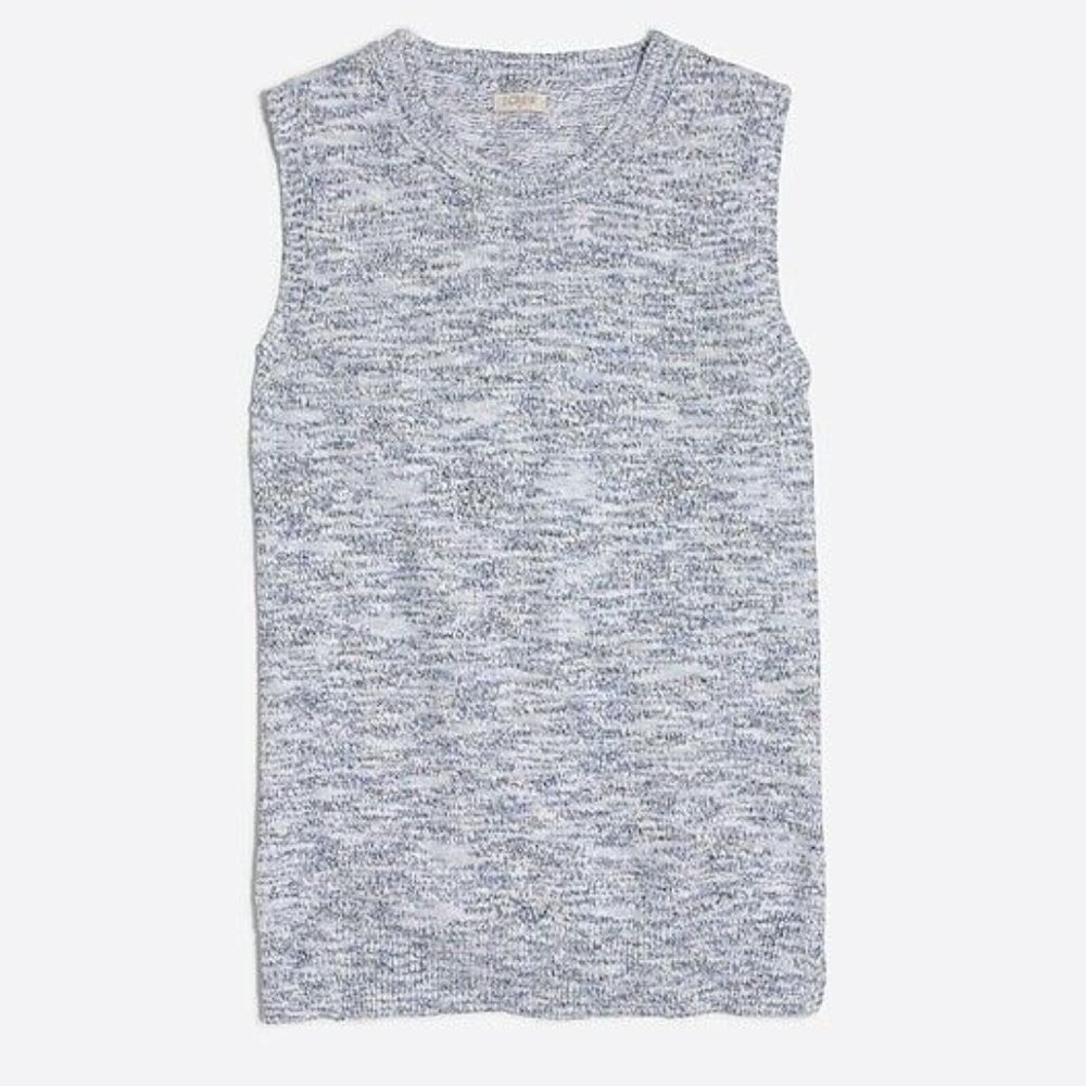 🛸 J. Crew Blue Space Dyed Sweater Tank
